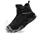 FENLERN Mens Waterproof Hiking Boots Wide Toe Box...
