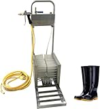 Stainless Steel Boot Scrubber & Shoe Cleaner, 3-Sided...