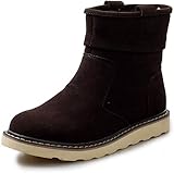 FYEONCVS Men's Fashionable Fleece Snow Boots (Dark...