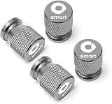 4 pcs Car Tyre Valve Caps for Smart fortwo 2014-2020...