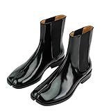 Tabi Boots For Women, Black Split Toe High Top Boots In...