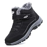 Yebonsho waterproof snow boots for men Fur Lined Warm...