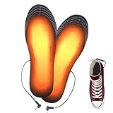 Heated Shoe Insoles - 2 Levels Washable Cuttable...