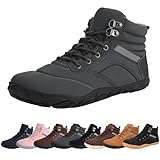 Womens Mens Winter Barefoot Boots Warm Minimalist Wide...
