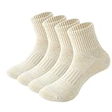 MAGIARTE Womens Athletic Cotton Mini Crew Socks...