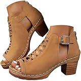 Sandals for Women Dressy Summer Peep Toe Slingback Low...