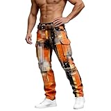 Mens Cargo Pants Casual Military Tactical Rip Stop...