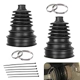 Heyzidu 2 PCS CV Axle Boots, Rubber CV Axle Boot Repair...