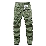 Cambkatl Mens Cargo Pants Casual Elastic Waist Joggers...