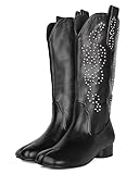 KOKOMOMO Women's Mid Calf Tabi Boots Split Toe Slouchy...