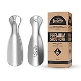 Velette Metal Shoehorn - 2 Pack 7.5' Long Shoe Horn,...