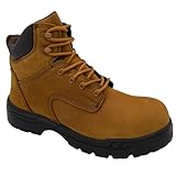 Ad Tec Diego Men's 6' Waterproof Work Boot Brown,...