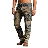 Banmave Mens Cargo Pants Camo Hunting Tactical Outdoor...