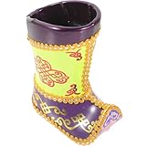 JEWEDECO Rustic Cowboy Boot Desktop Pen Holder Medium...