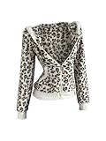 SOLY HUX Leopard Print Zip Up Hoodies for Women Cheetah...