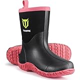 TIDEWE Rubber Boots for Women with Steel Shank, 6mm...