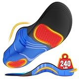NEUPU 240+lbs Plantar Fasciitis Insoles Men Women,...