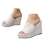 Wedge Sandals for Women Open Toe Slip On Comfortable...