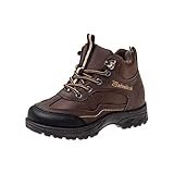 Avalanche Kids Work Boots Lace Up Mid Height Waterproof...