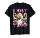 I Eat Turf Funny Goat Bootleg Graphic Style Retro 90s...