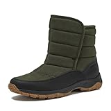 Lands' End Expedition Quilted Slip On Mens Snow Boots...