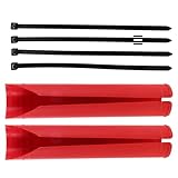 Hemobllo Motorcycle Front Fork Protector Cover Set,...