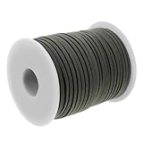 FRCOLOR Flat Faux Suede Cord String 2.6mm, Forest Green...