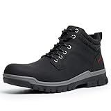 CGRRBW Men's Work Hiking Shoes Boots Waterproof,...