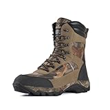 R RUNFUN Men's Waterproof Hunting Boots 9 Inch Camo...