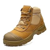 SAFETY LOONG 6 Inch Composite Toe Safety Work Boots...