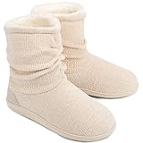 LongBay Women's Cozy Winter Slipper Boots Warm Chenille...