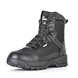 R RUNFUN Men's Waterproof Military Tactical Work Boots...