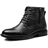 Holy dove Men's Black Lightweight Dress Boots Zip Ankle...