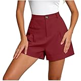 Business Work Shorts for Women Dressy Casual High...