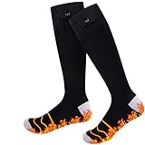 Heated Socks for Men Women - Rechargeable, Washable,...