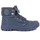 Palladium Men's Baggy Canvas Boot, Vintage Indigo, 8.5M