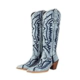 Kekonaca Women's Cowgirl Western Boots Embroidered...