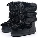 ZHENAIYISHENG Furry Faux Fur Boots for Women - Fuzzy...