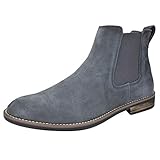 Bruno Marc Men's Suede Leather Chelsea Ankle Boots,Size...