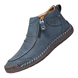 Fuznidqimm Women's Leather Loafers Leather Handmade...