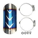 Universal Stainless Steel Exhaust Muffler Pipe...