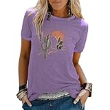 Binshre Vintage Western Graphic Shirt Women Cowgirl...