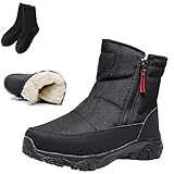 Men’S Waterproof Orthotic Winter Work Boots Extreme...