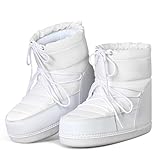 QLR Womens Winter Snow Boots Anti-Slip Ankle Booties...