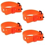 SKISUNO 4pcs Adjustable Snowshoe Straps: 15' Skiing...