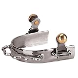 Weaver Leather womens Barrel horse spurs, Silver,...