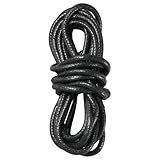 homeemoh 1 Pair Round Waxed Shoelaces, 2.5mm Thin Shoe...