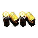 4 PCS Car Tire Valve Core Cover Cap Anti-Theft Finger...