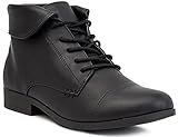 LONDON FOG Crissy Dress Ankle Boot Ladies Lace Up...