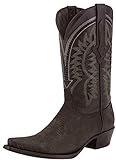 Texas Legacy Mens #175 Brown Cowboy Riding Boots Lizard...
